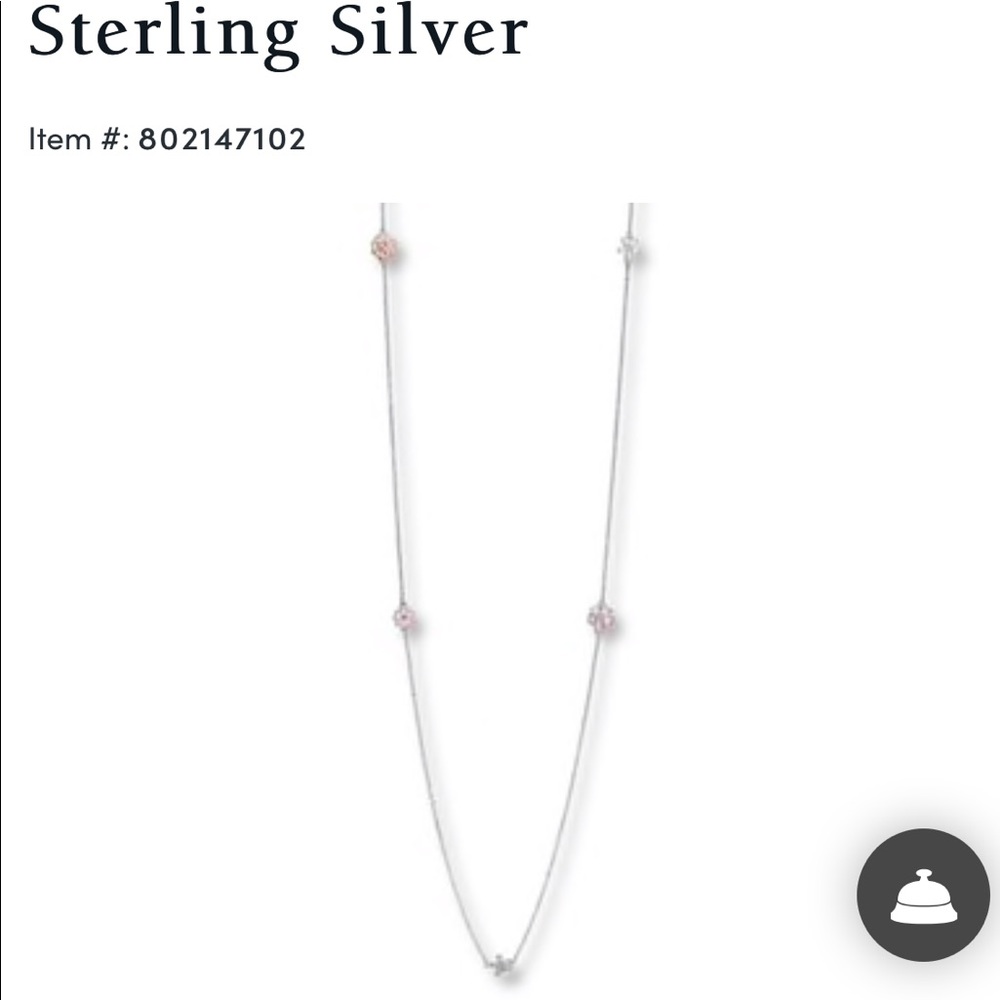 Pandora Sterling Silver Necklace 31.5”